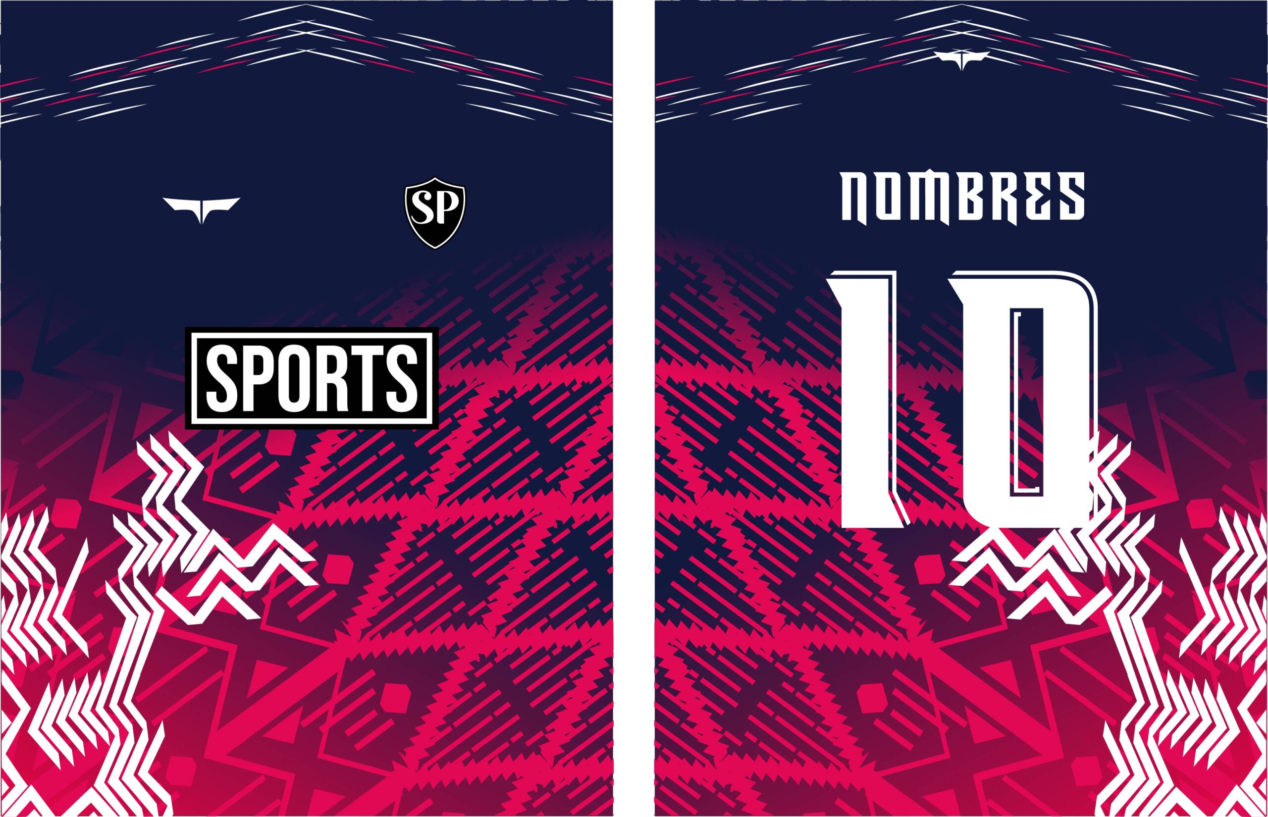 Sports Pink Blue Concept