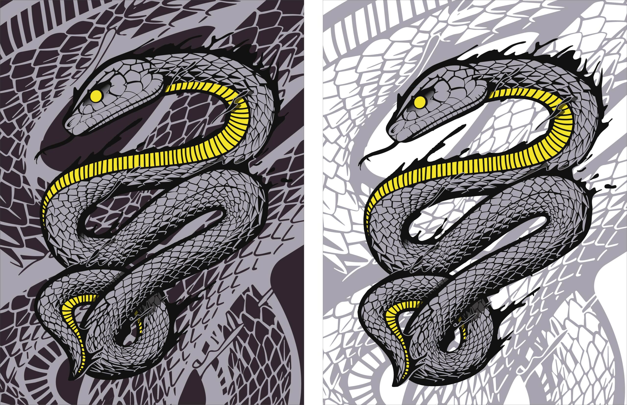 Vector Design Snake Venum